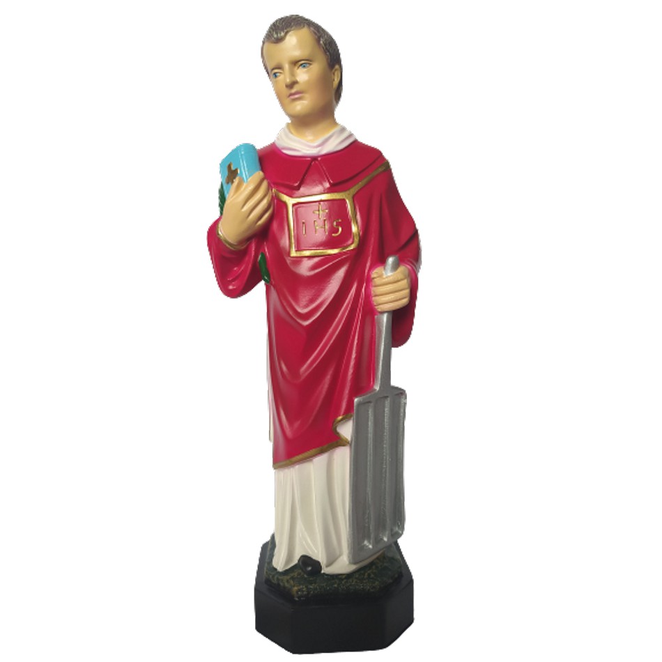 Imagem De Sao Lourenco De Huesta Ou Valência 26 Cm Diacono estatua