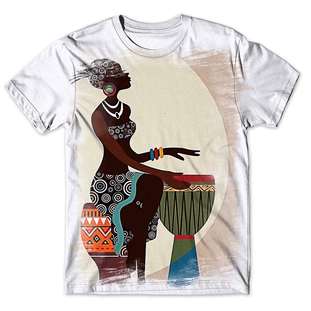 Camisa Camiseta Masculina Africana 53