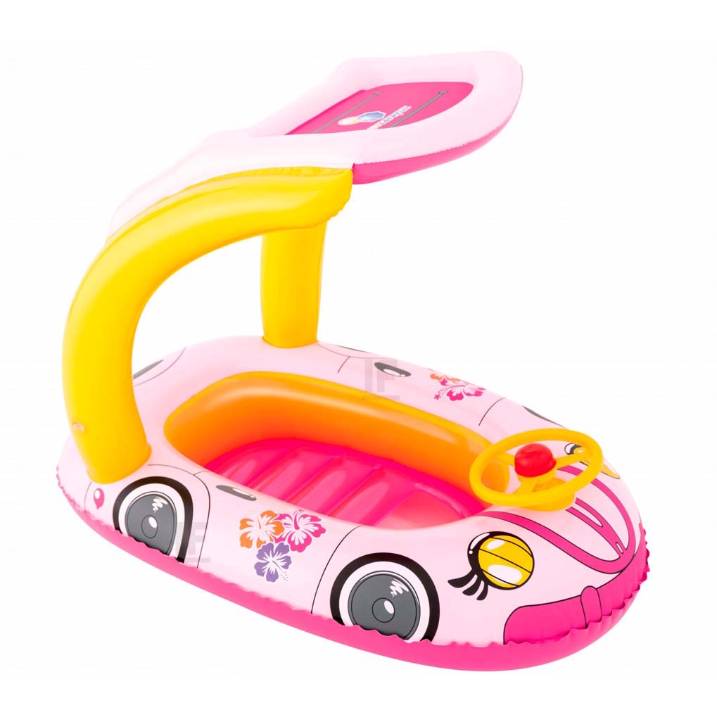 Bote Inflável Infantil Carros Rosa Menina Infantil Nautika em Oferta na Shopee