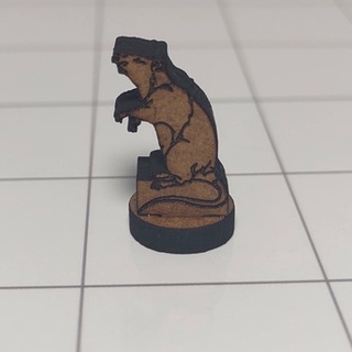 Rato Giante, Giant Rat, miniatura para RPG em MDF