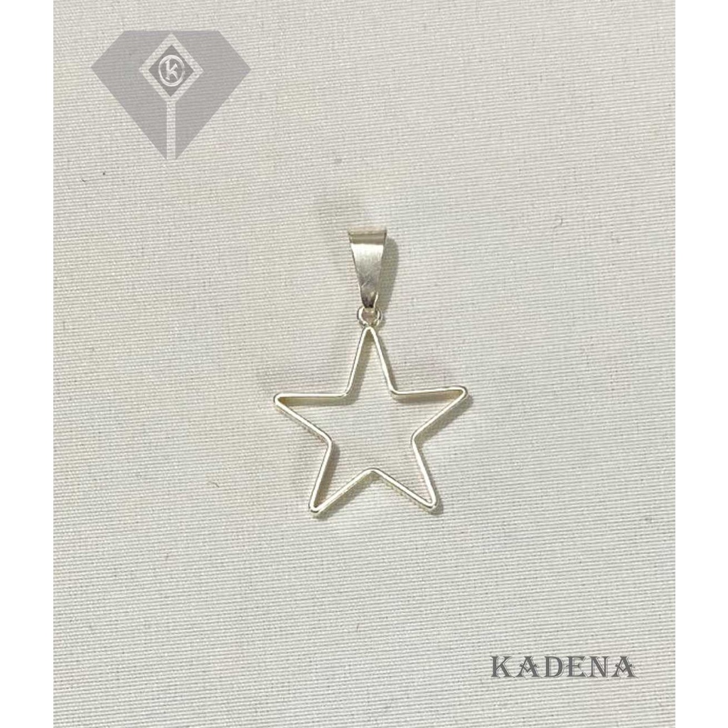 Pingente Estrela Vazada Folheado há Prata 950 - Ref. 191
