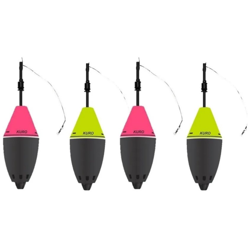 Boia Kuro Cevadeira Jr Pesca Ecológica - 59g Kit Com 4