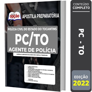 Apostila Concurso PC TO - Agente de Polícia do Tocantins em Oferta na Shopee