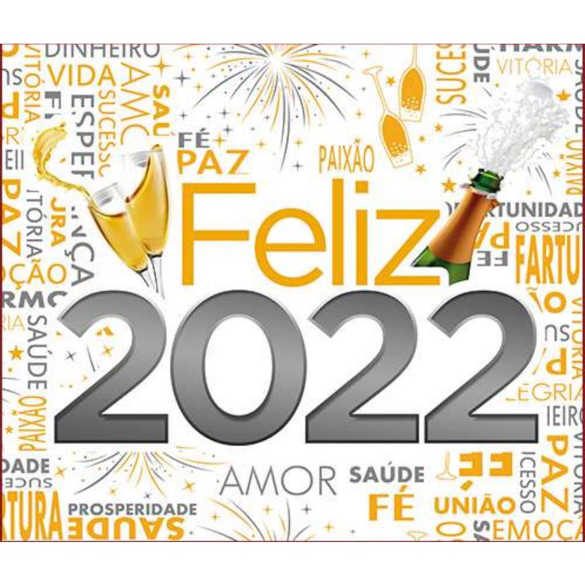 Tnt Estampado Ano Novo Decoração Painel 1,4m X 3m Feliz 2022 | Shopee Brasil