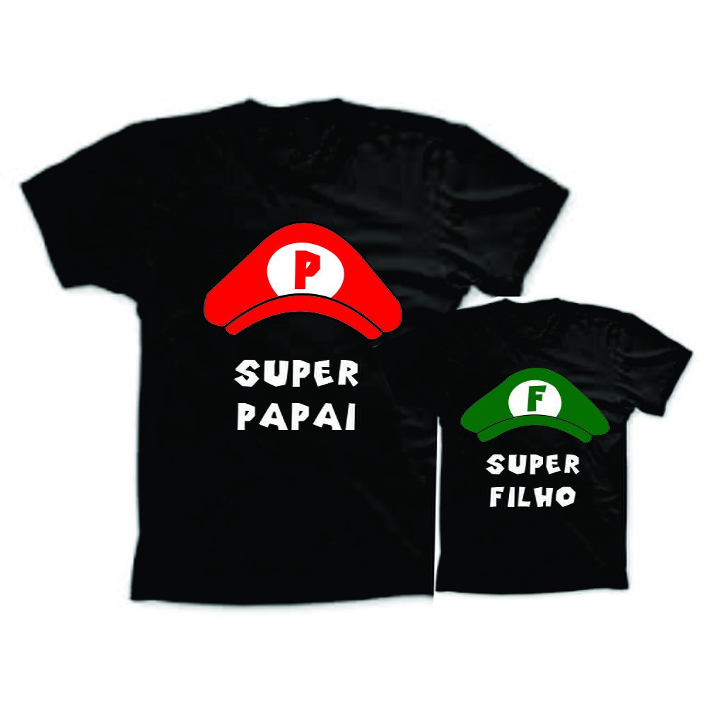 KIT 2 UNIDADES Camiseta Personalizada Dia dos Pais - Pai e filho  tal pai tal tal filho