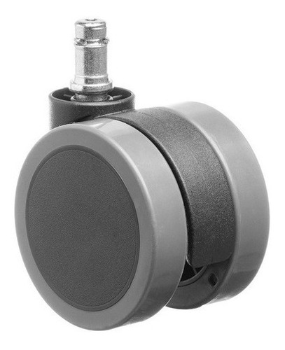 Kit 5 Rodizios Roda 65mm Nylon/pu P/ Cadeira Herman Miller