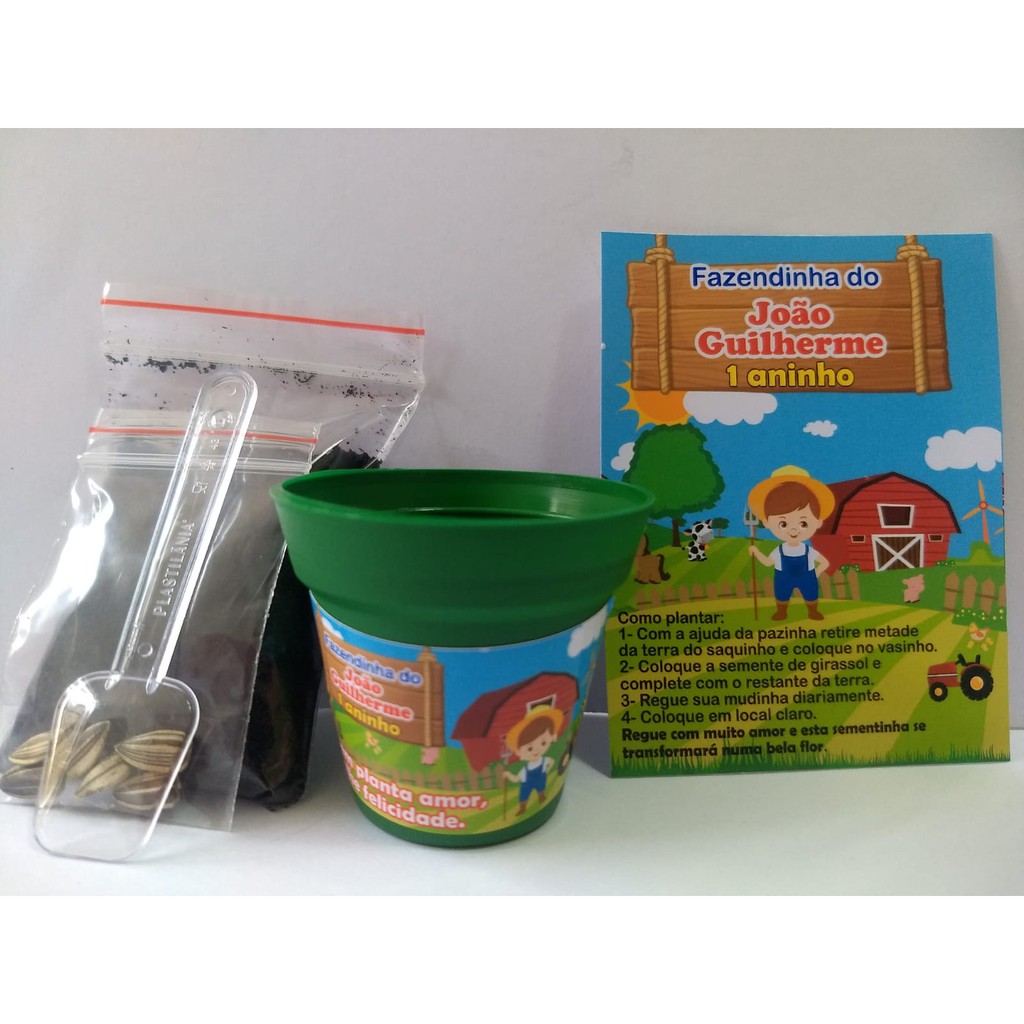 Kit Plantação Ecológico Minecraft