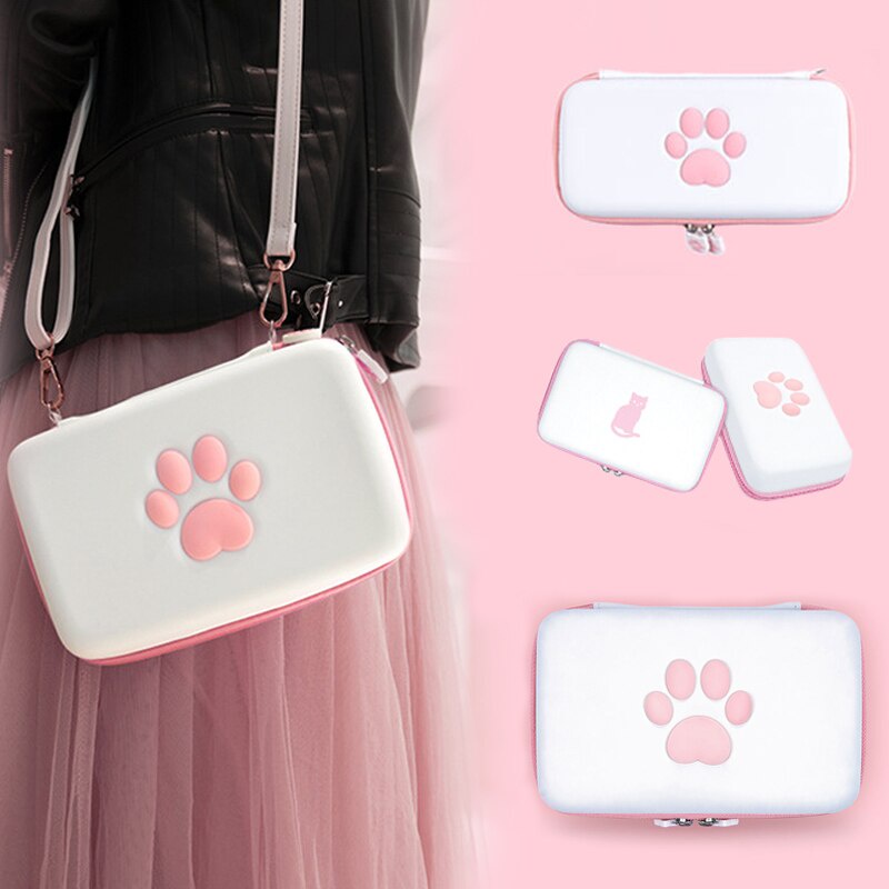 Nintend Switch Case Portable Cat Claw Case Bag EVA Waterproof Travel ...