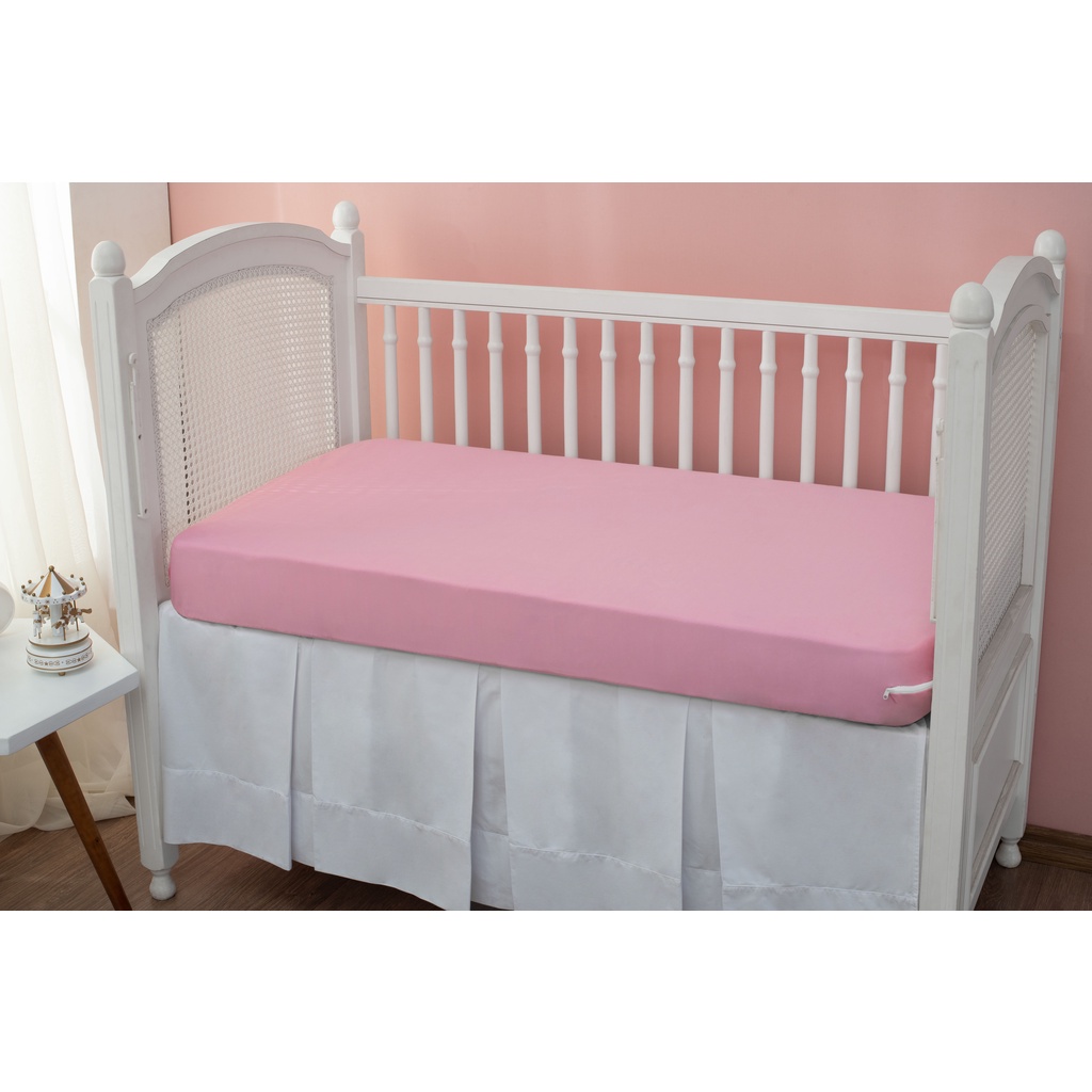 Capa De Colchão De Berço Em Malha Gel Resistente Com zíper Reforçado + Fronha