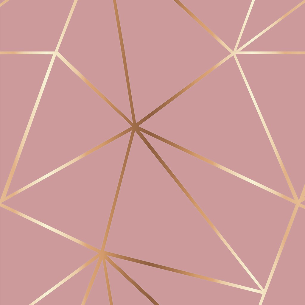 Papel de parede Geométrico Gold Carmim 2,50 mts em Oferta na Shopee
