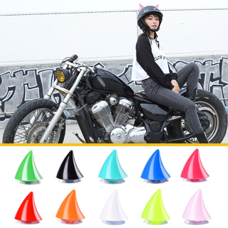 Om 2 Pcs Capacete Da Motocicleta Canto Chifre De Borracha Acessórios De Decoração Ventosa Macio Chifre Headwear