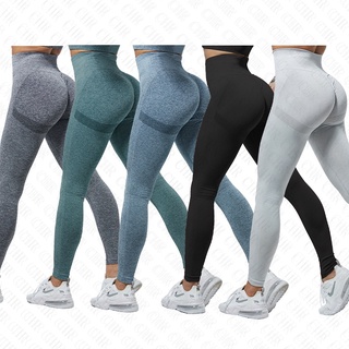 CHR Legging Yoga Levanta Bumbum Academia Cintura Alta Sem Costura Esportes Calça/Shorts Fitness