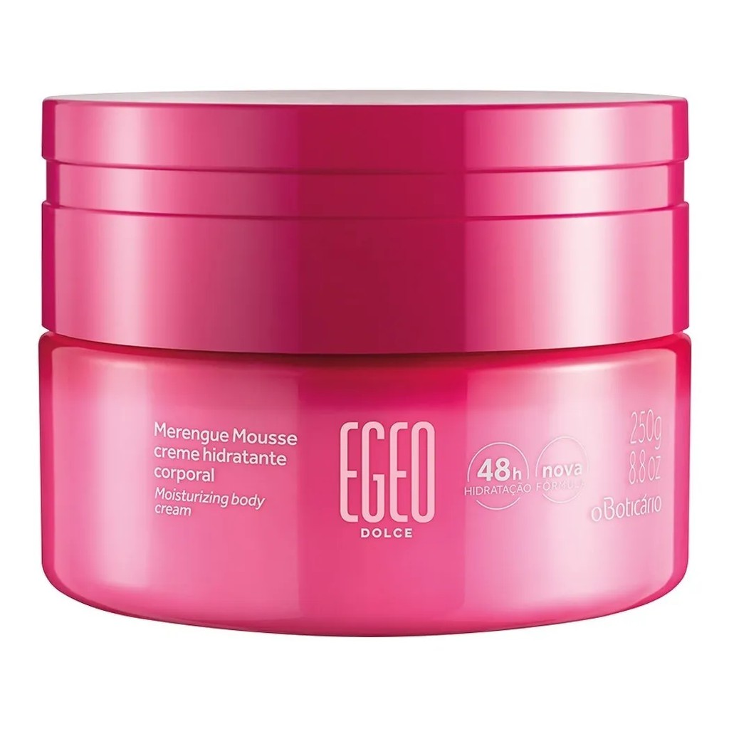 Egeo Dolce Merengue Mousse Hidratante Desodorante Corporal 250g O Boticário