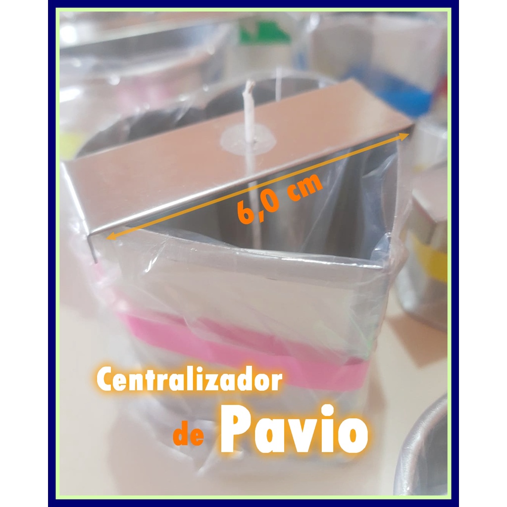 Centralizador para Pavio ( Para peças Metálicas, Silicone, Gesso)