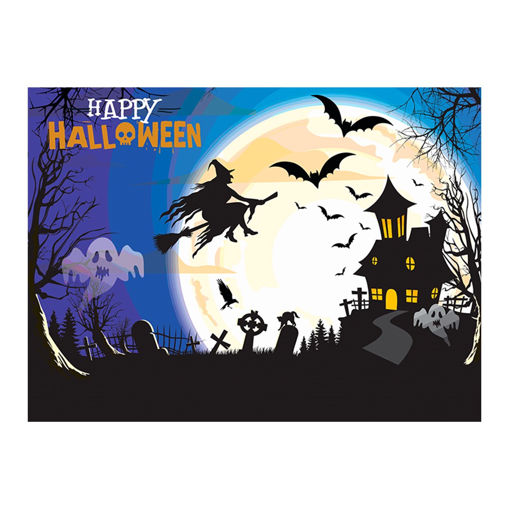 Painel halloween tnt Estampado Halloween 1m x 1,40m
