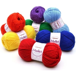 Lã Mollet 40g Círculo Kit 10 Novelos (Cores Sortidas)