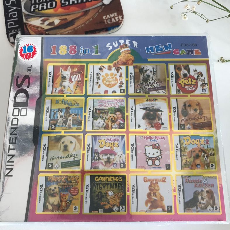 Super 188 jogos em 1 para Nintendo DS, 2DS e 3DS - Escorrega o Preço