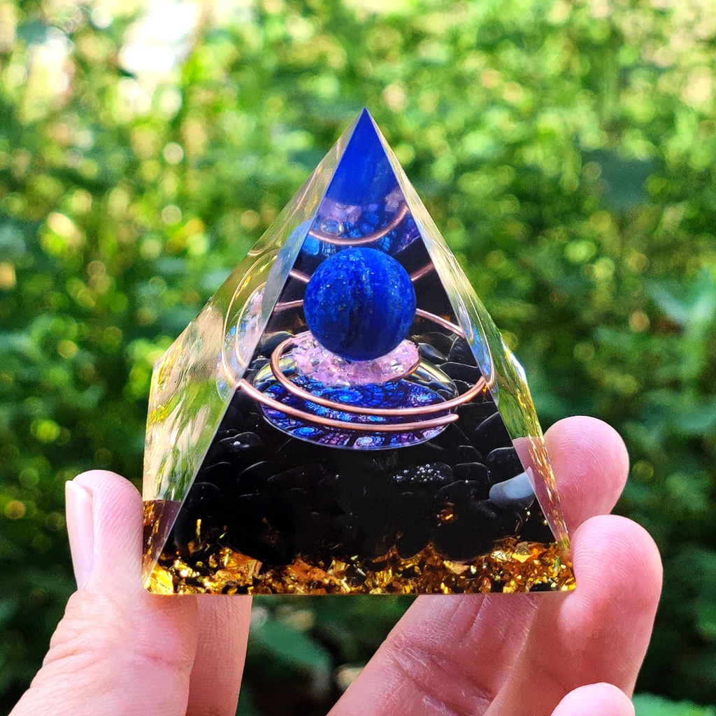 Árvore Da Vida Orgonite Pirâmide Molde Ametista Peridoto Cura Cristal Energia Proteção EMF Ferramenta Meditação Decoraçã