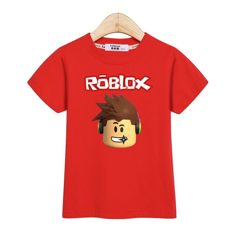 Roblox Camiseta Infantil Masculina De Algodao Estampa Roblox Shopee Brasil - goku t shirt roblox calça