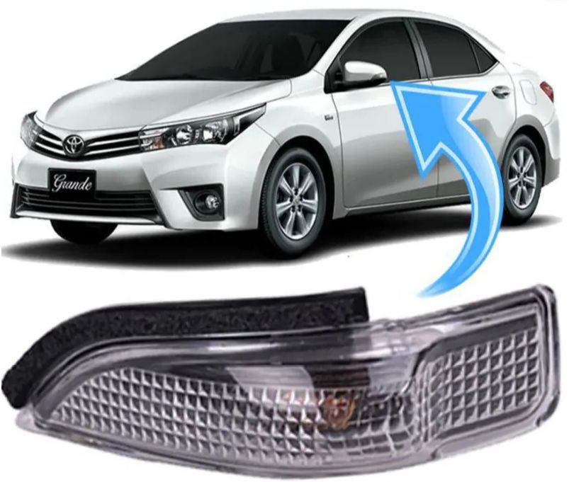 Pisca Seta Retrovisor Toyota Corolla De 2015 À 2017 - Ld Esquerdo