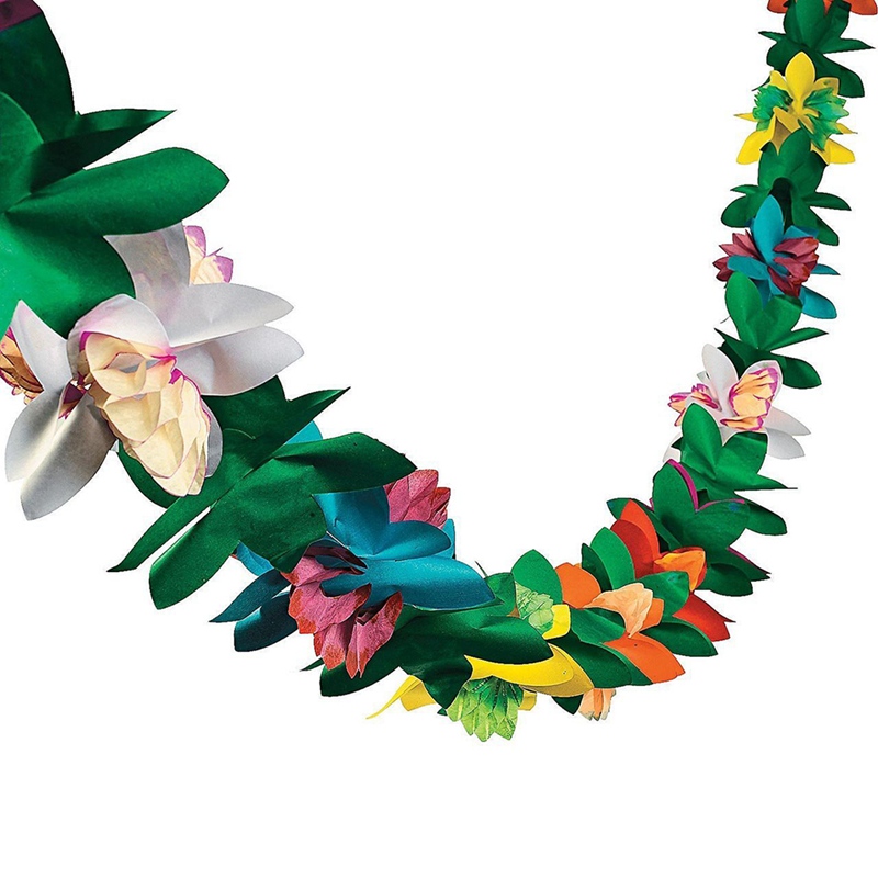 3M Guirlanda De Flores De Papel Tropical Havaiana Para Verão Praia Luau  Decoração De Festa | Shopee Brasil