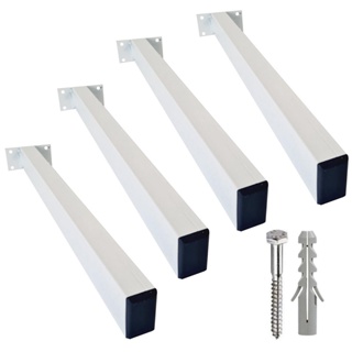 Suporte para Pia de Parafusar 40cm 4 peças Mão Francesa Grapa Bancada Granito Prateleira em Oferta na Shopee