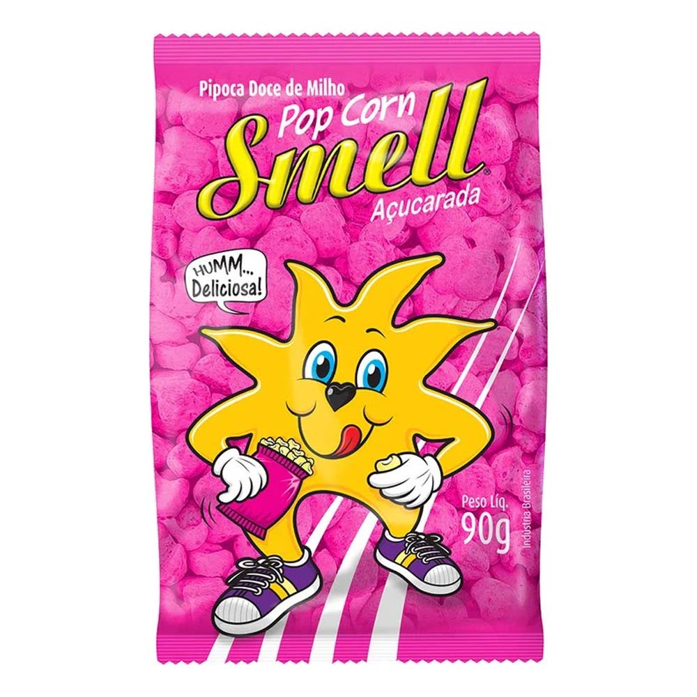 Pipoca Doce Açucarada 90g c/10 - Smell