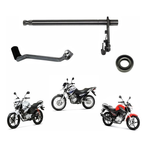 Eixo Cambio Marcha +pedal Retentor Xtz Fazer 150 Factor 125i