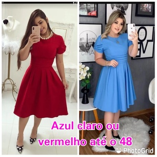 Vestido Moda Evangélica Rodado Plus Size Midi Godê