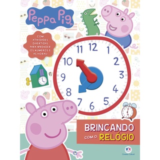 Livro - Peppa Pig - Brincando com o relógio