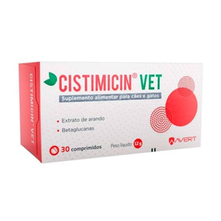 Suplemento Cistimicin Vet Avert 30 Comp em Oferta na Shopee
