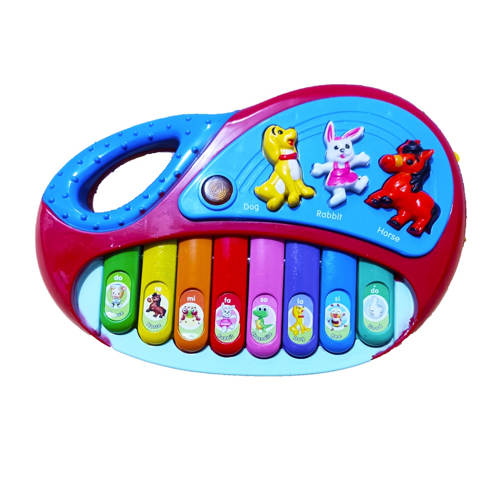 Piano Teclado Musical Bichos Fazendinha Infantil Eletrônico para crianças!