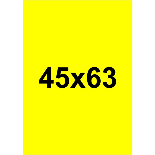 25 Cartaz Amarelo Liso Grande Supermercado Loja Placa Oferta Duplex 45x63 cm em Oferta na Shopee