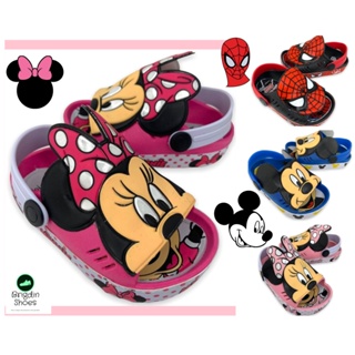 Sandalia,babuche infantil menina e menino Minnie Mickey + pulseira  chinela infantil em Oferta na Shopee