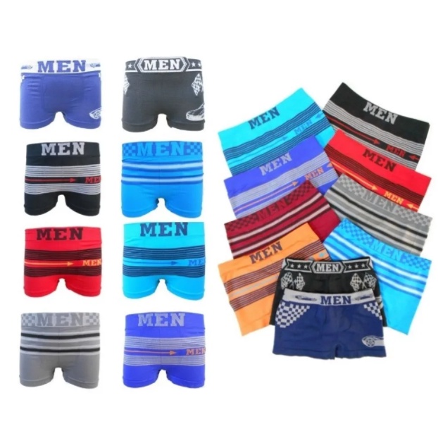 Kit 10 Cueca Infantil ou Juvenil Boxer Microfibra boy Menino atacado Promoção