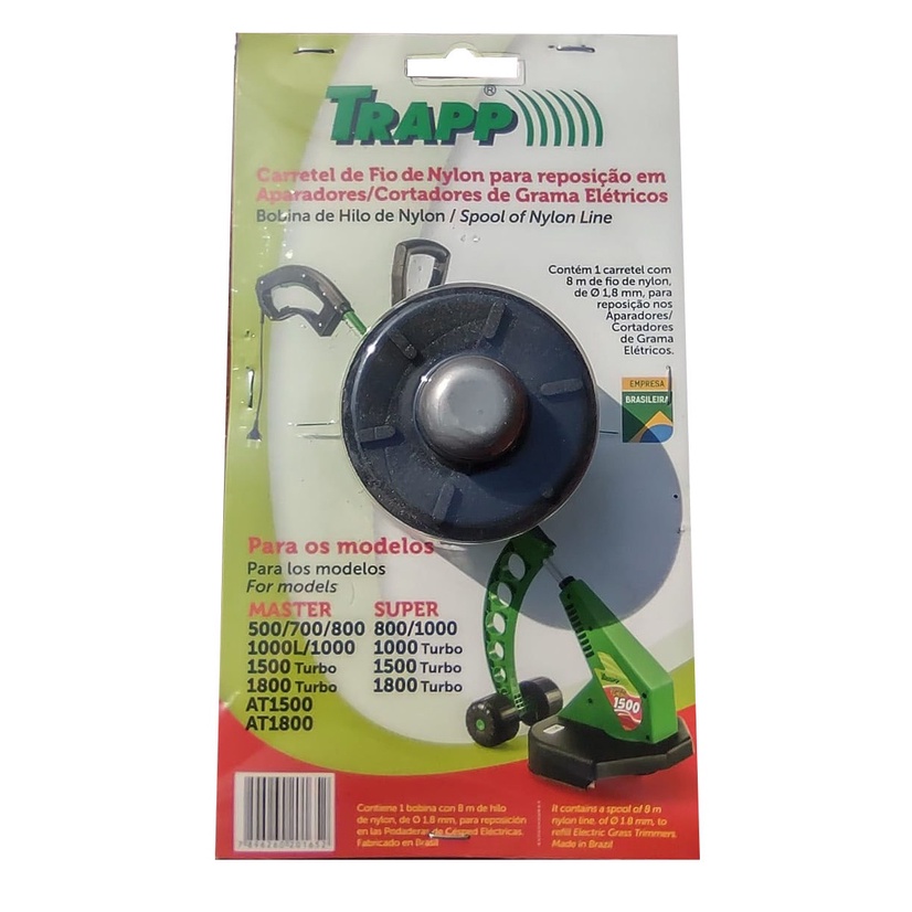 Refil / Carretel com Fio de Nylon para Apradores de Grama Trapp Master 500 / 700