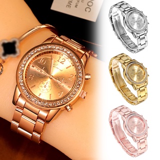 Reloj Mujer Rose Gold Moda Relógio De Strass Mulheres Ladies Ouro Prata Relógios De Luxo Zegarek Luxury Hot Sale Popular