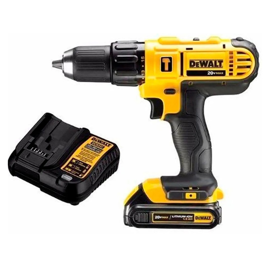 Furadeira Parafusadeira De Impacto 1/2 Bateria 20v DeWalt