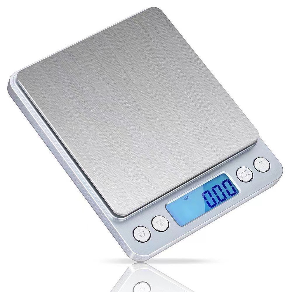 Mini Balança Digital de Precisão 0.1g À 2000g Com Pilha e Bandeja ...