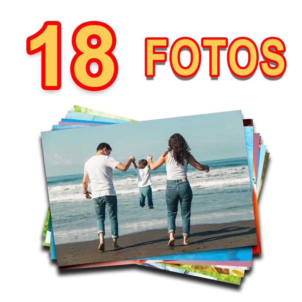 Revelação de fotos 10x15 - 18 Unidades