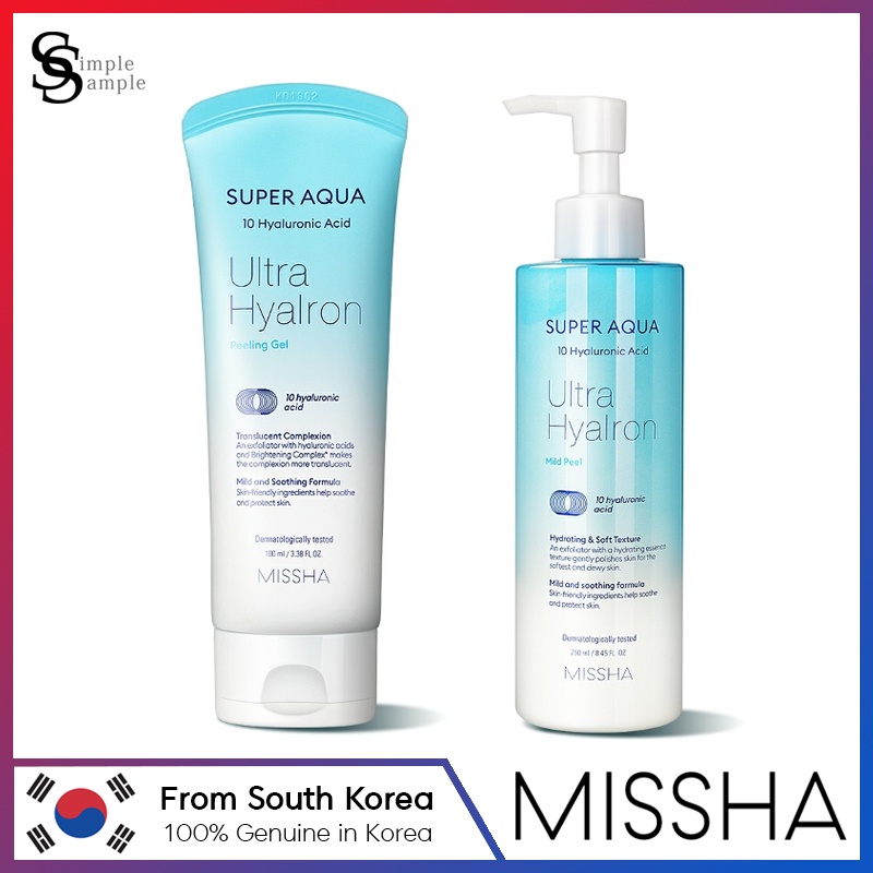 MISSHA Super aqua ultra hyalron peeling gel / mild peel