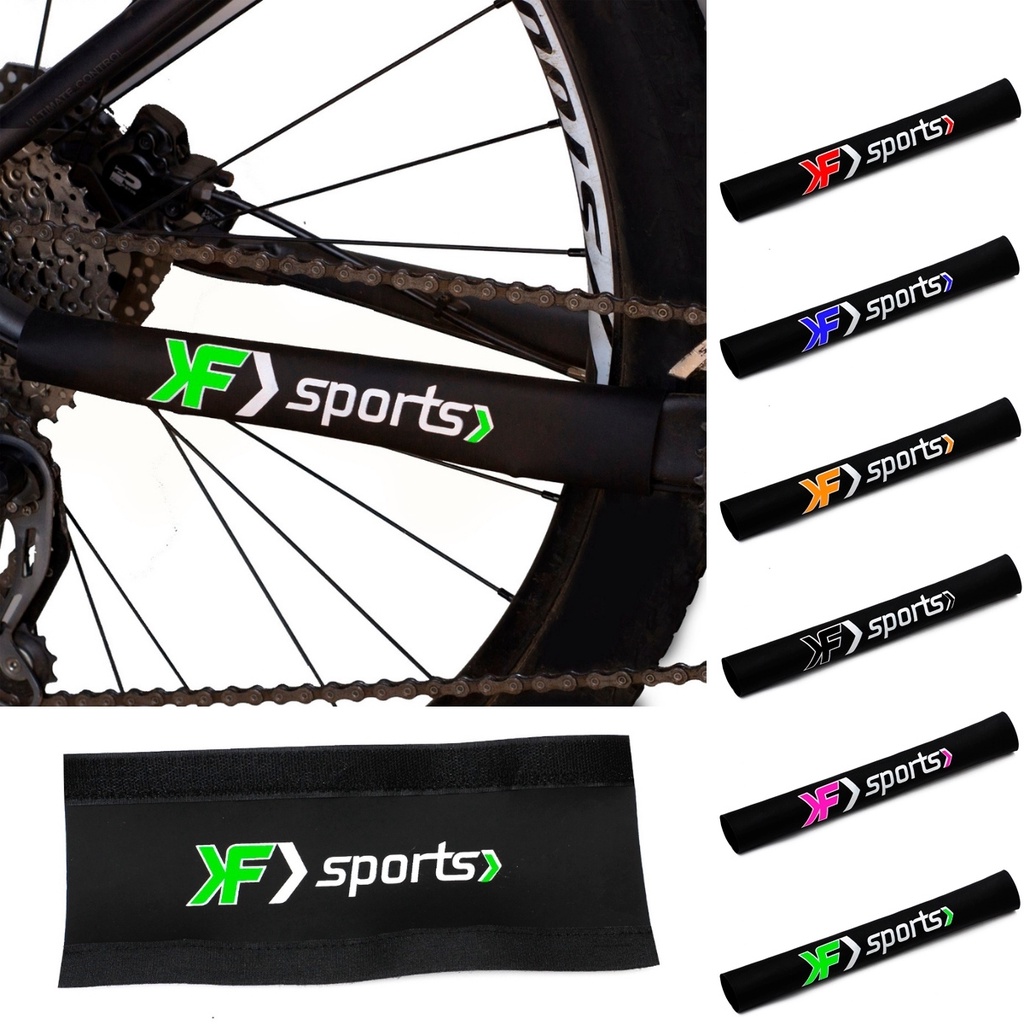 Protetor de corrente bicicleta para quadro bike emborrachado fácil de limpar cores