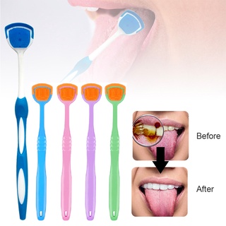 1 Pc Língua Raspador De Cleaner Lingua Remover O Revestimento Da Halitosis Cuidado Oral Independente Escova