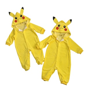 Body Infantil Pikachu Pokemon Roupa Para Bebe Shopee Brasil