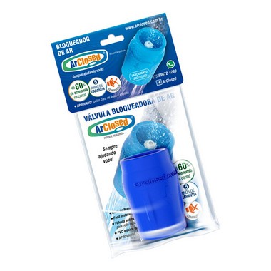 Bloqueador De Ar Eliminador Valvula Brasil Original Premium Cola ¾" ArClosed Top