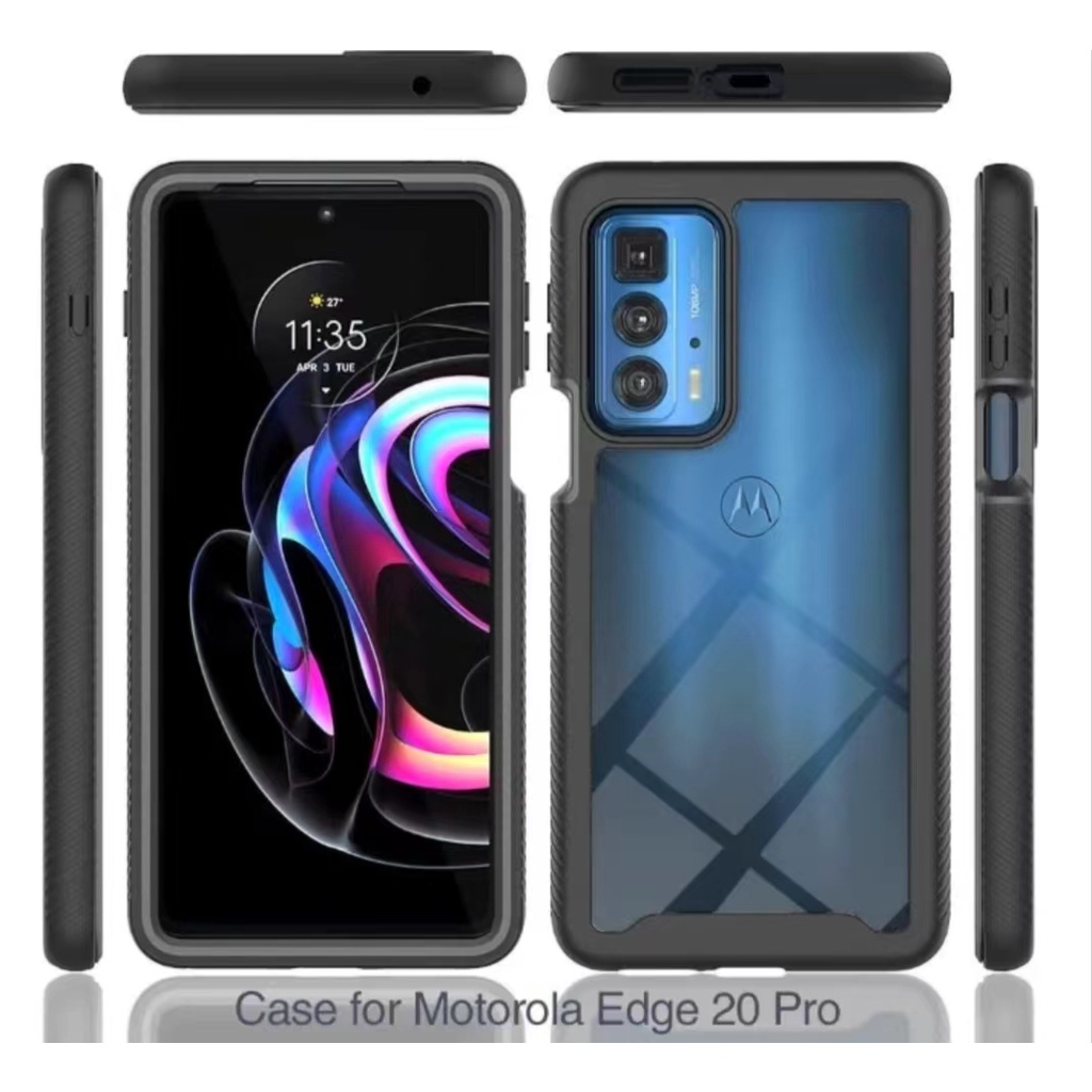 Capa Capinha para Motorola Edge 20 Pro ultrafina e macia de policarbonato