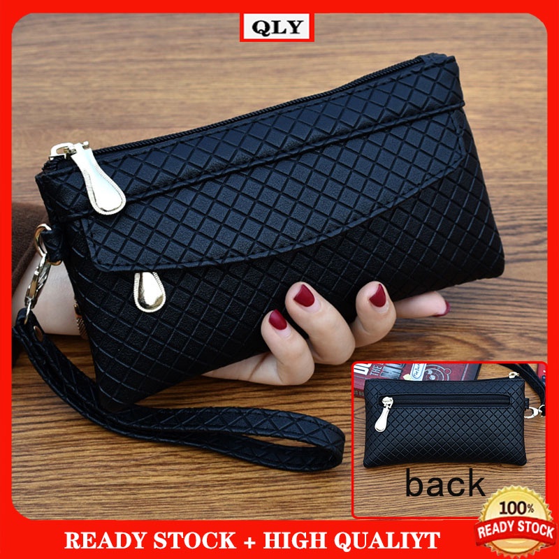 ♝ Estoque Pronto Bolsa Feminina Simples De Embreagem Telefônica Dompet Wanita em Oferta na Shopee