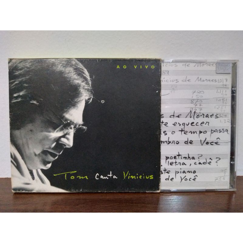 CD - Tom Jobim / Tom Canta Vinicius ao vivo