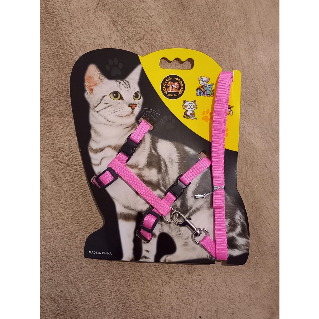 Coleira Para Gato Cachorro Pequeno Porte Com Guia