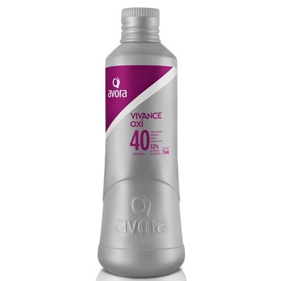 Água Oxigenada Vegana 75ml Oxi 40 Volumes Avora